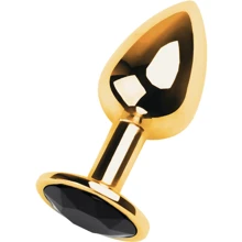 Анальная пробка с кристаллом Metal By Toyfa Gold anal plug Tourmaline: Для кого Унисекс