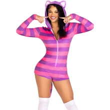 Еротичний костюм кішечки Leg Avenue Comfy Cheshire L: Для кого Для жінок