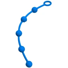 Анальні намисто Silicone Anal Beads Blue, SKN-ANL034 Blue: Для кого Унисекс