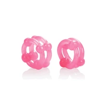 Эрекционные кольца Island Rings Double Stacker, розовый: Производитель California Exotic Novelties