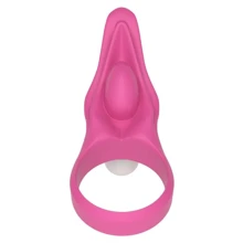 Эрекционное виброкольцо LoveToy Power Clit Cockring, Pink: Производитель LOVETOY
