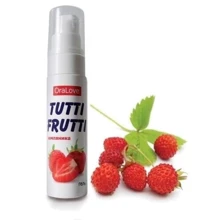 Оральный лубрикант Tutti-frutti земляника, 30 ml: Для кого Унисекс