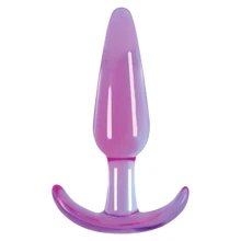 Анальный стимулятор Jelly Rancher T-Plug Smooth 8x3 см, пурпурный: Для кого Унисекс