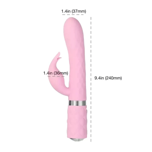 Роскошный вибратор Pillow Talk Lively Pink с кристаллом Сваровски для точки G фото 8