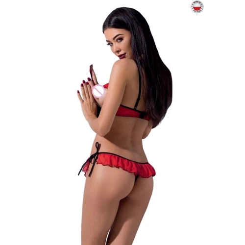 Комплект білизни CHERRY SET OpenBra red XXL/XXXL - Passion Exclusive: Для кого Для женщин