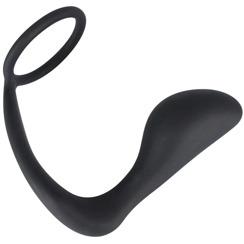 Кільце ерекційне Black Velvets Ring & Plug фото 7