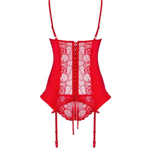 Комплект Obsessive Heartina corset, L/XL фото 4
