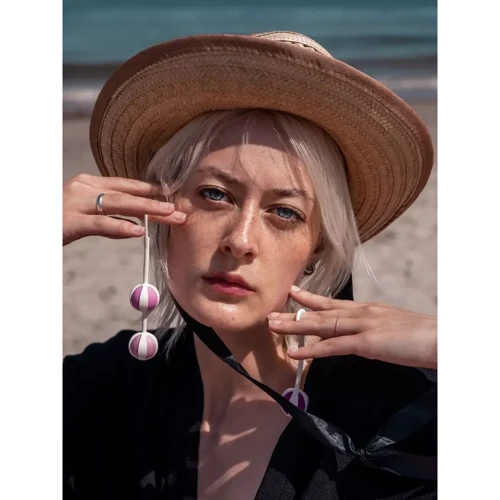 Кулі для тренування інтимних м'язів Gvibe Geisha Balls 3 Pink: Діаметр кульки, см 3