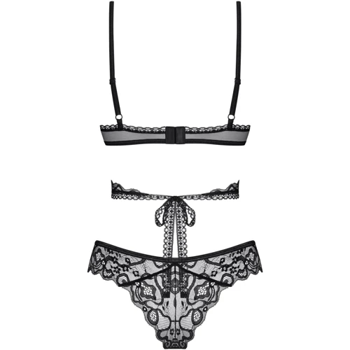 Комплект Obsessive Blomentis 2-pcs set XS/S: Узор Однотонный