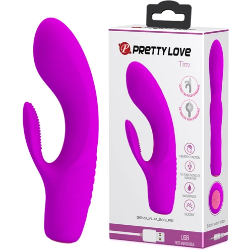 Вибратор Pretty Love Tim Purple фото 8