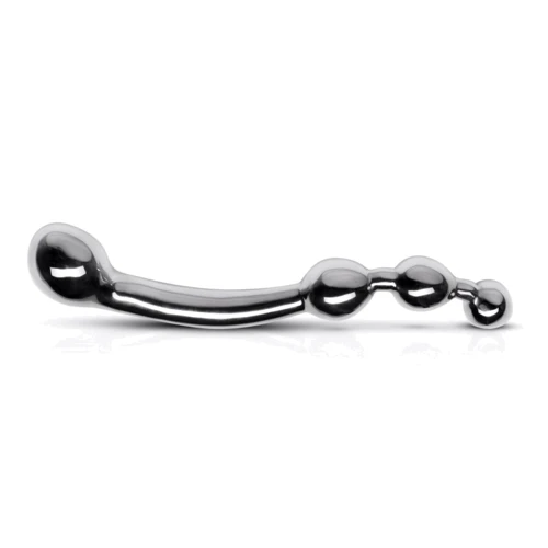 Анально-вагинальный стимулятор Sinner Gear Unbendable - Multi-Stim Pleasure Wand Metal Anal Dildo: Наличие вибрации Нет