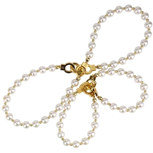 Жемчужные фиксаторы для рук и ног LOCKINK Pearl Handcuffs & Anklecuffs фото 5
