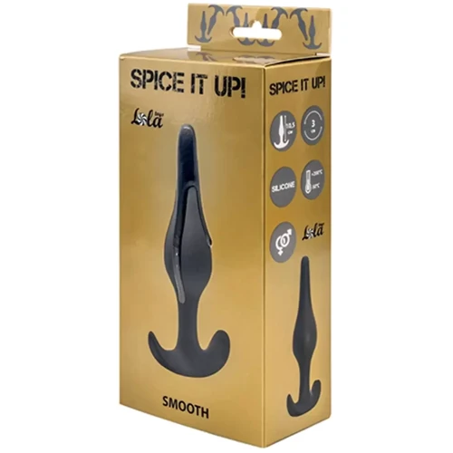 Анальный плаг Lola Toys Spice it up Smooth - Dark Grey, 57800802: Тип Анальные пробки