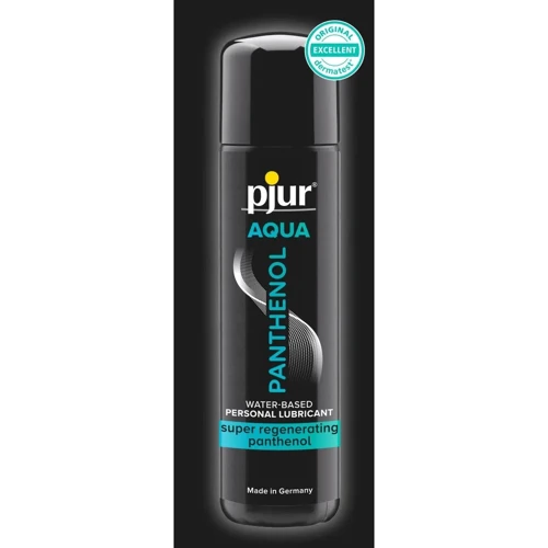 Пробник лубриканту на водной основе pjur Aqua Panthenol 2 мл с пантенолом, уход и увлажнение: Для кого Унисекс
