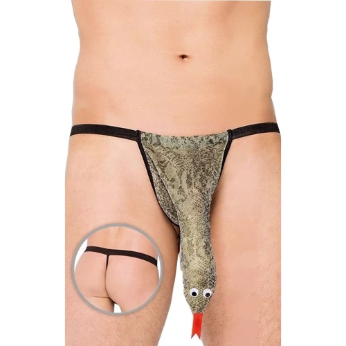 Трусы-стринги мужские SoftLine Thong змейка, S-L (4440)