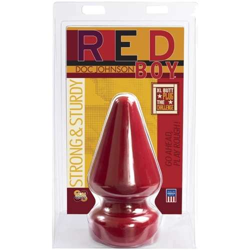 Анальная пробка Doc Johnson Red Boy - XL Butt Plug The Challenge: Для кого Унисекс