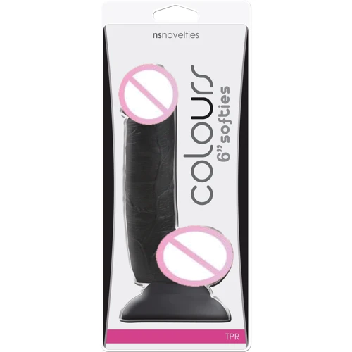 Фаллоимитатор на присоске Colours Softies 6 Inch Dildo, 15,2х4,5 см: Назначение Вагинальные