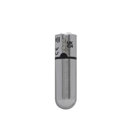 Вібропуля PowerBullet - First-Class Bullet 2.5" with Key Chain Pouch, Silver: Тип і форма Вібропулі