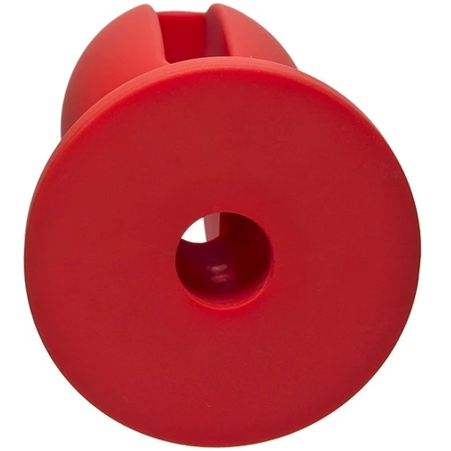 Силіконова анальна пробка Doc Johnson Kink Lube Luge Premium Silicone Plug 4 ", 9х3,81 см, червоний: Для кого унісекс
