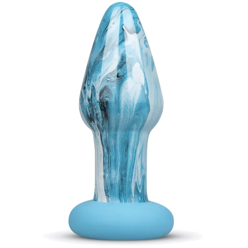 Стеклянная анальная пробка Gildo - Ocean Curl Glass Butt plug