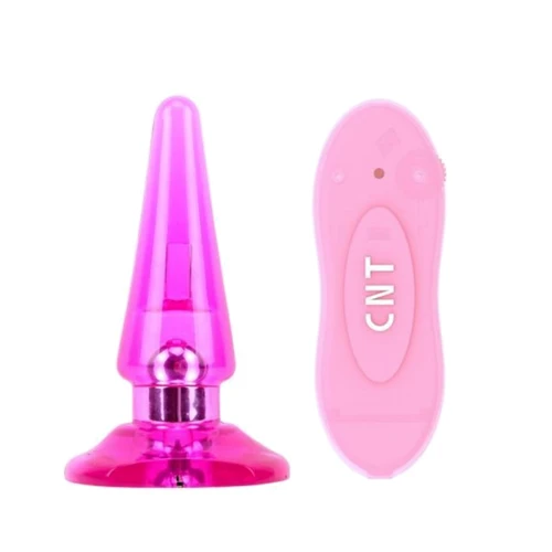 Анальный плаг с вибрацией NICOLE'S Anal Pleaser - Pink, 291322