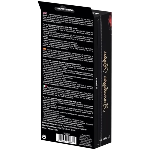 Веревка для BDSM BTB Bondage Rope Black: Цвет черный