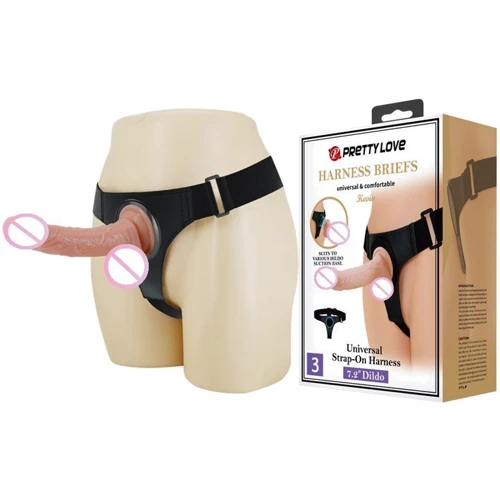 Страпон Pretty Love Harness Briefs Kewin 7.2": Для кого Для женщин