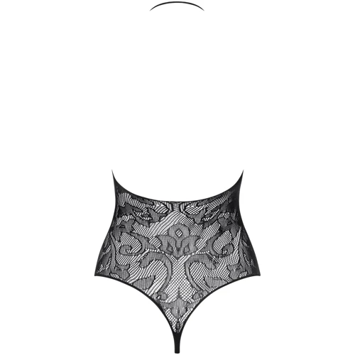 Ажурное боди с открытой спиной Obsessive B119 black S/M/L: Материал Нейлон