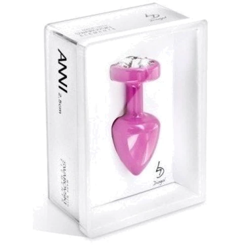 Анальная пробка со стразом Diogol Anni R Clover Pink Кристалл 25мм: Тип Анальные пробки