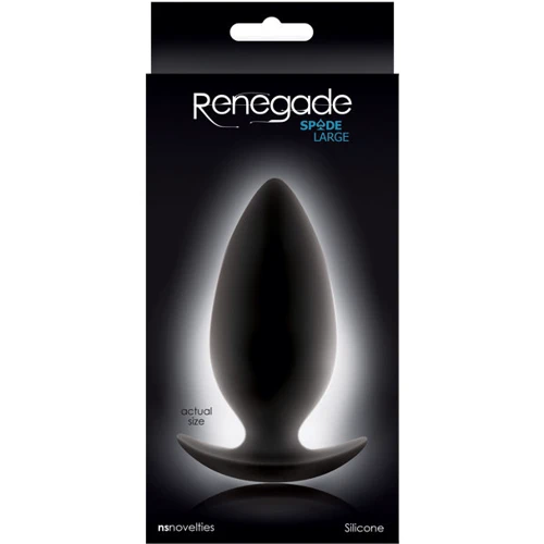 NS Novelties Renegade Spades - Large Пробка анальная 10x3.8 см: Для кого Унисекс