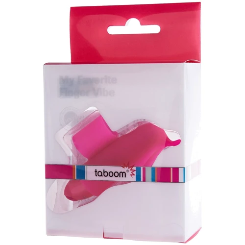 Вибратор насадка на палец Taboom My Favorite Fingervibe, 9,5х3 см, розовый: Для кого Для женщин