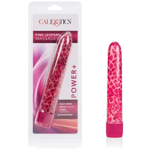 CalExotics Leopard Massager пластиковый вибратор, 17x3 см, розовый: Для кого Для женщин