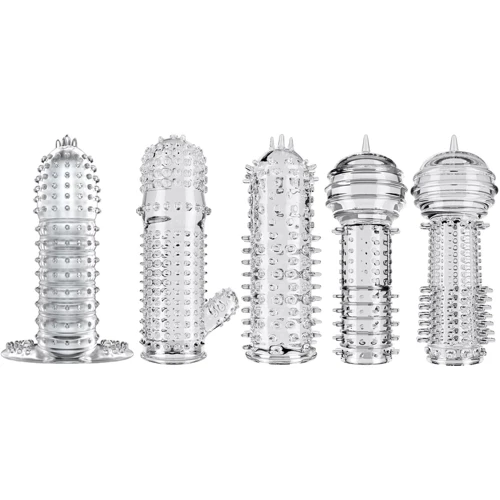 Набор рельефных насадок NDS 3005 Clear (5 штук) (23300)