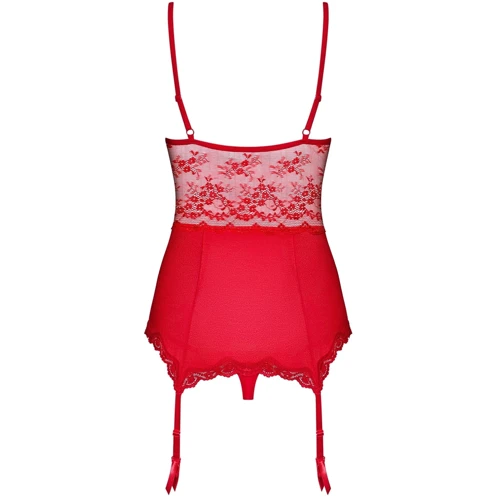Корсет з підтяжками для панчіх Obsessive Lovica corset, L / XL (UA67526) фото 6