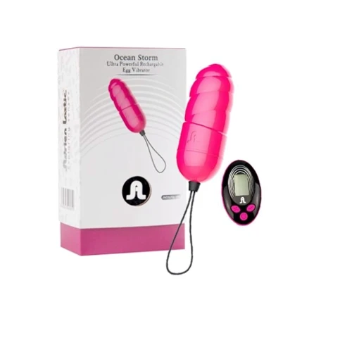 Виброяйцо Adrien Lastic Ocean Storm Pink з пультом LRS