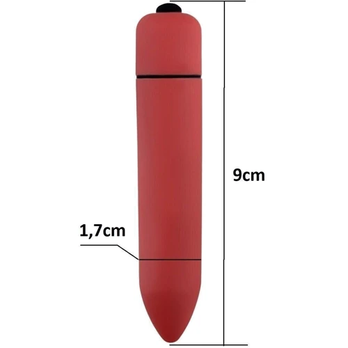 Мини вибратор (вибропуля) XESE BV05 Red: Тип управления Кнопочное
