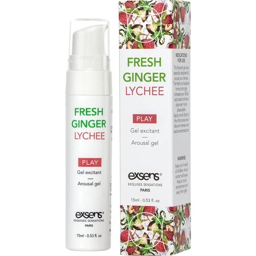 Стимулирующий гель EXSENS Kissable Fresh Ginger Litchi 15мл
