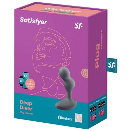 Смарт массажер простаты Satisfyer Deep Diver Grey: Для кого Унисекс