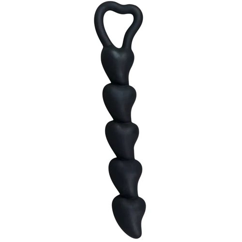 Анальний стимулятор Orion Velvet Hearts Black