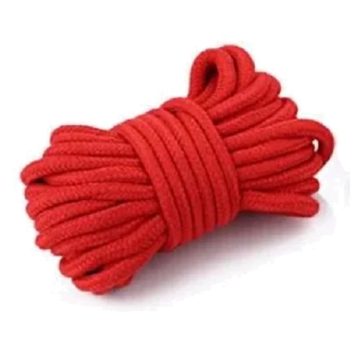 Веревка для бондажа 10M RED, SKN-C077 ( 10 метров )