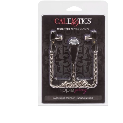 Зажимы для сосков с подвеской CalExotics Weighted Nipple Clamps фото 4