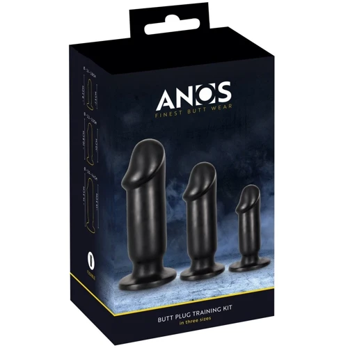 Набор анальных пробок Orion Anos Butt Plug Training Kit: Материал ПВХ
