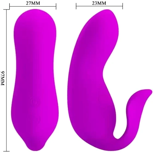 Вибратор для пар Pretty Love - 12 vibration functions, wireless remote control (BI-014484W): Тип и форма Вибромассажер