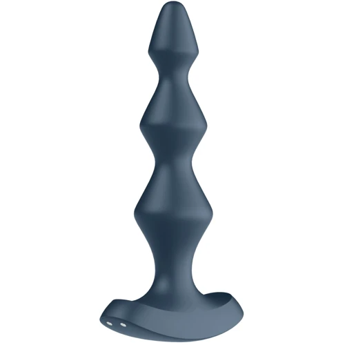 Анальний стимулятор-намистини з двома моторами Satisfyer Lolli-Plug 1 (dark teal): Наявність вібрації  є
