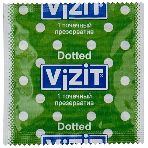 Презервативи VIZIT Dotted з пухирцями 3 шт: Тип Для натуральних відчуттів