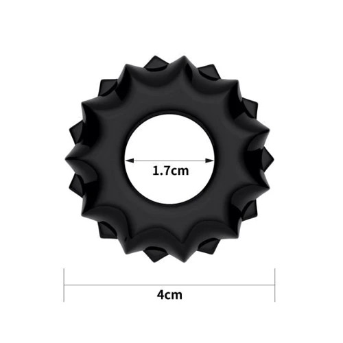 Эрекционное кольцо LoveToy POWER PLUS Cockring, Black: Цвет черный