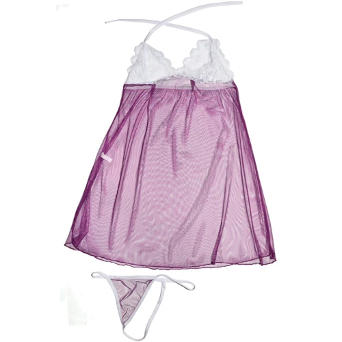 Пеньюар NDS 3029-4 One Size Purplek/White (8255): Применение На тело