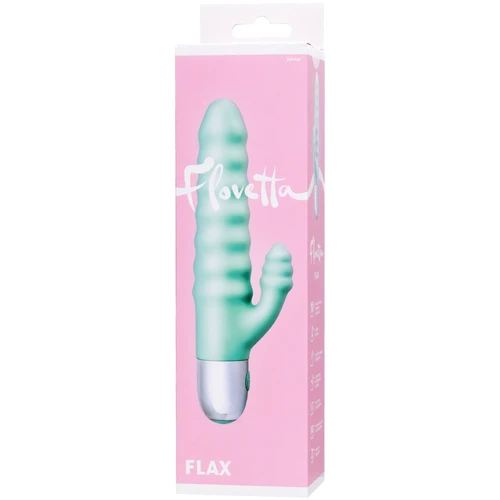 Рельефный вибратор с клиторальной стимуляцией Toyfa Flovetta Flax фото 8