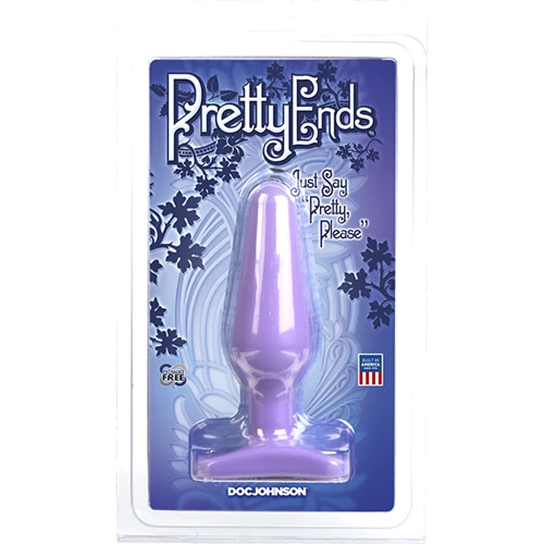 Анальная пробка Pretty Ends Iridescent, 10x4 см, сиреневый: Для кого Унисекс