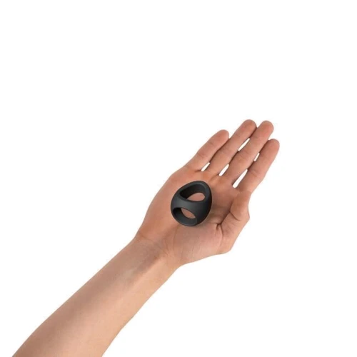 Кільце ерекційне подвійне Love To Love FLUX RING - BLACK ONYX фото 6